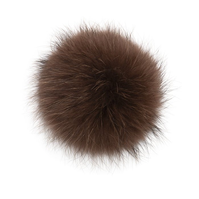 Lindo F Large Raccoon Fur Poms - The Tack Shoppe