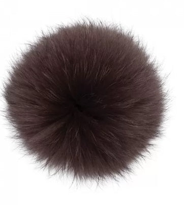 Lindo F Large Raccoon Fur Poms - The Tack Shoppe