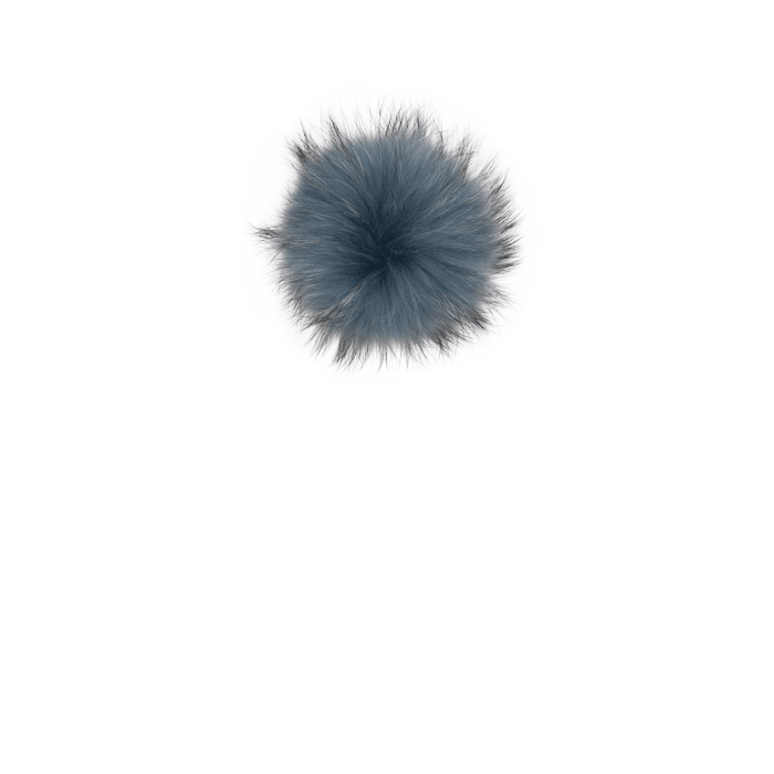 Lindo F Large Raccoon Fur Poms - The Tack Shoppe