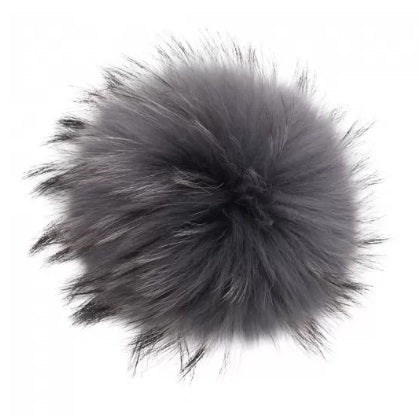 Lindo F Large Raccoon Fur Poms - The Tack Shoppe