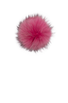 Lindo F Large Raccoon Fur Poms - The Tack Shoppe