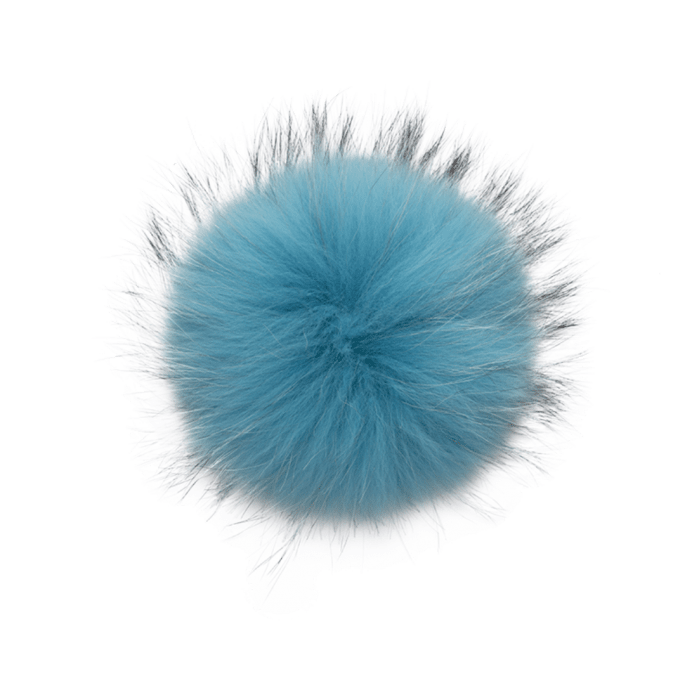 Lindo F Large Raccoon Fur Poms - The Tack Shoppe
