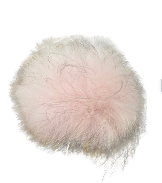 Lindo F Medium Raccoon Fur Poms - The Tack Shoppe