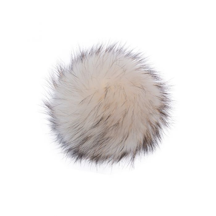 Lindo F Medium Raccoon Fur Poms - The Tack Shoppe