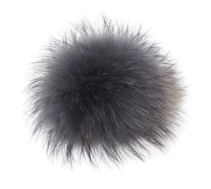 Lindo F Medium Raccoon Fur Poms - The Tack Shoppe