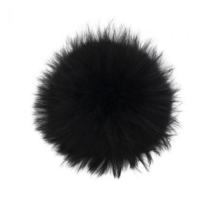 Lindo F Medium Raccoon Fur Poms - The Tack Shoppe