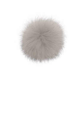 Lindo F Medium Raccoon Fur Poms - The Tack Shoppe