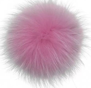 Lindo F Medium Raccoon Fur Poms - The Tack Shoppe