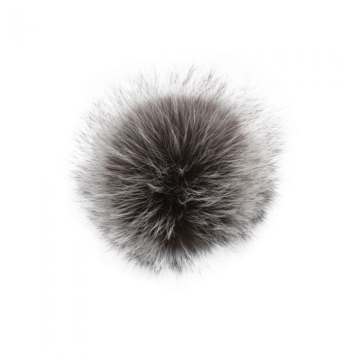 Lindo F Silver Fox Fur Natural Pom