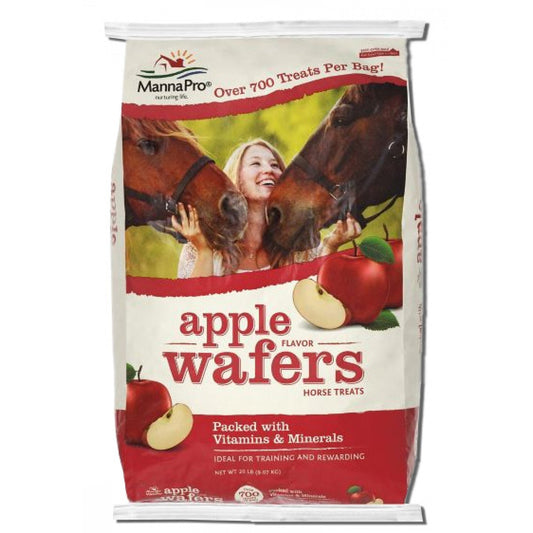 MANNA PRO APPLE WAFERS 9 KG - The Tack Shoppe