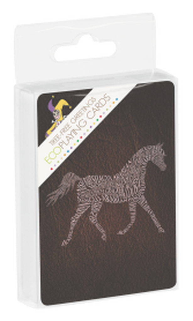 Playing Cards - Horse Typography