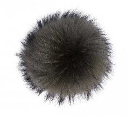Lindo F Large Raccoon Fur Poms