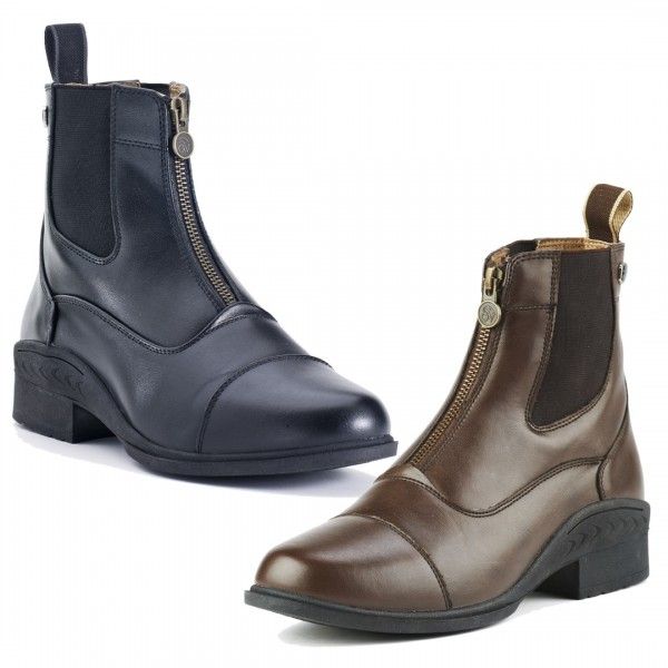 Ovation Ladies Quantum Zip Paddock - Brown - The Tack Shoppe