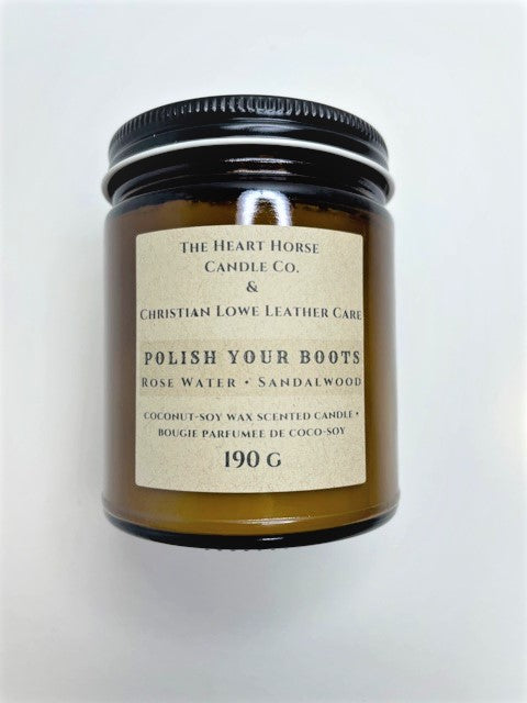 Christian Lowe "Polish Your Boots" Candle