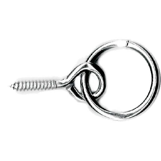 Screw Eye With Ring - The Tack Shoppe