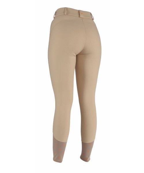 Shires Aubrion Greydock Fullseat Winter Breeches - Beige - The Tack Shoppe