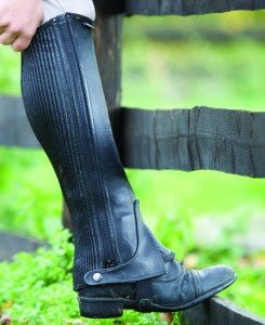 Shires Childs Leather Half - Chaps - The Tack Shoppe