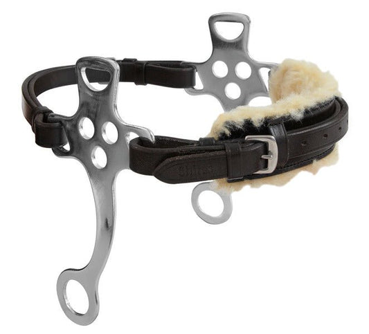 Shires ENGLISH HACKAMORE - havana - The Tack Shoppe