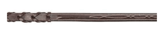 Shires Fancy Stitched Leather Laced Reins - The Tack Shoppe