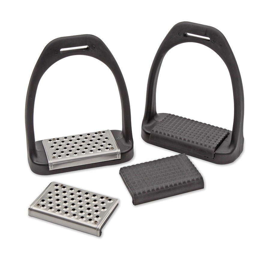 SHIRES - Lightweight Stirrups with Interchangeable Treads - The Tack Shoppe