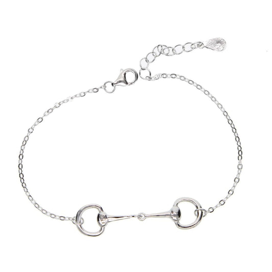 Silver Snaffle Bracelet - Platinum - The Tack Shoppe