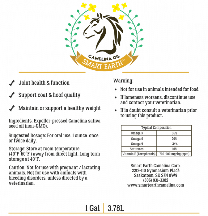 Smart Earth Camelina Oil - 3.78L - The Tack Shoppe