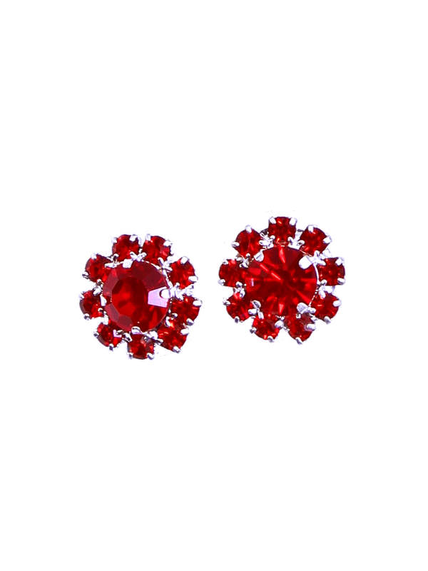 SPICED EQ BLING EARRINGS - CHERRY