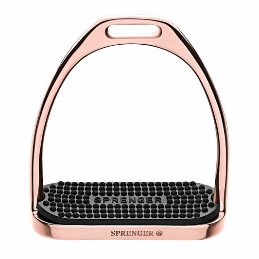 Sprenger Rose Gold Stirrup Irons - The Tack Shoppe