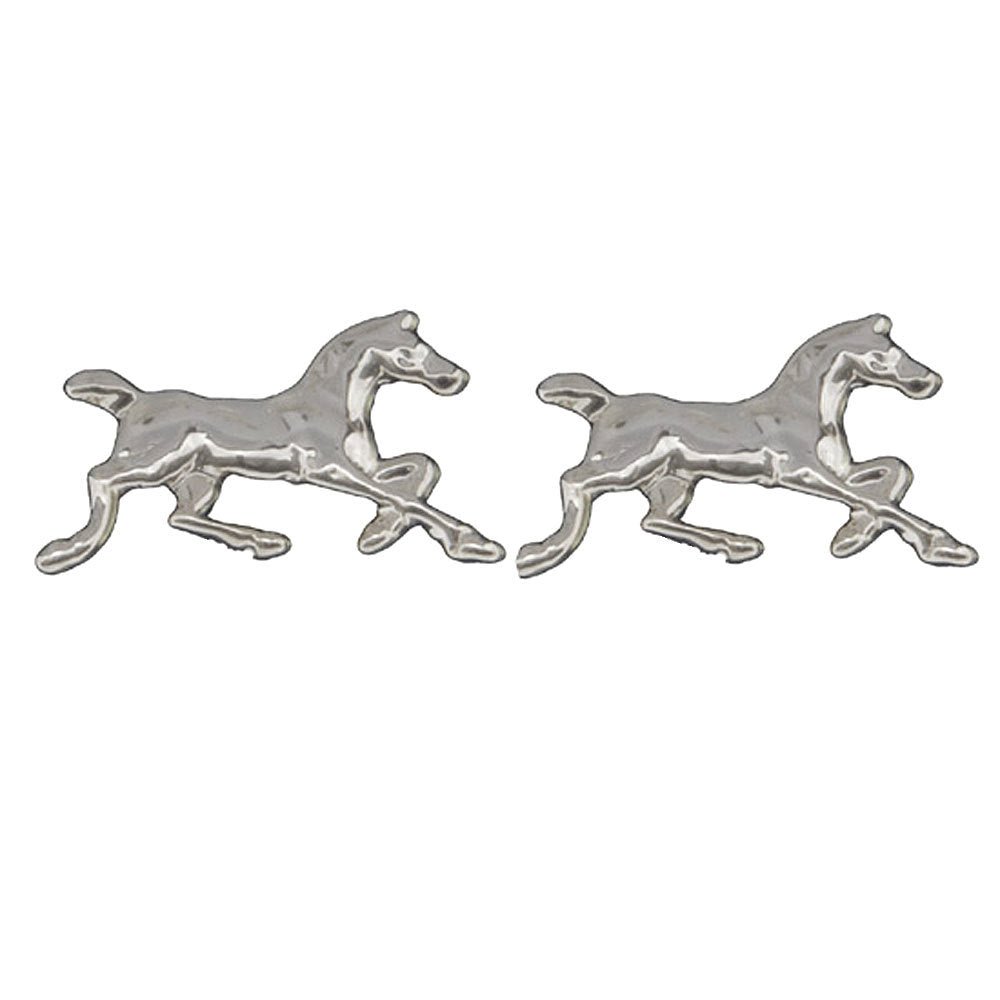 Sterling Silver Running Horse Earrings - The Tack Shoppe