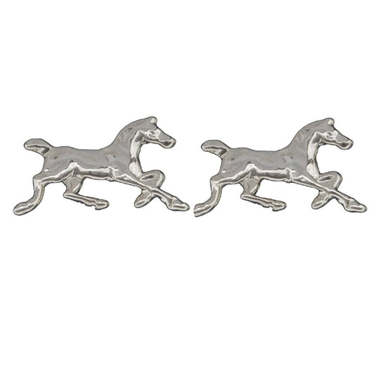 Sterling Silver Running Horse Earrings - The Tack Shoppe