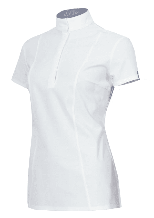Struck WOMEN'S SERIES 1 Short Sleeve Show Shirt - White - The Tack Shoppe