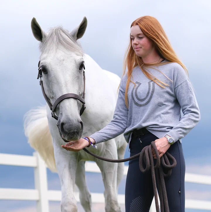 THE FIT EQ: Logo Crewneck Sweater - The Tack Shoppe