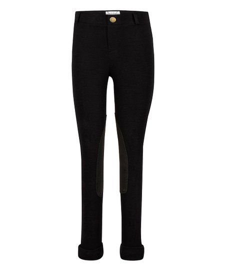 Tuffrider Kid Starter Lowrise Jodphurs - Black - The Tack Shoppe
