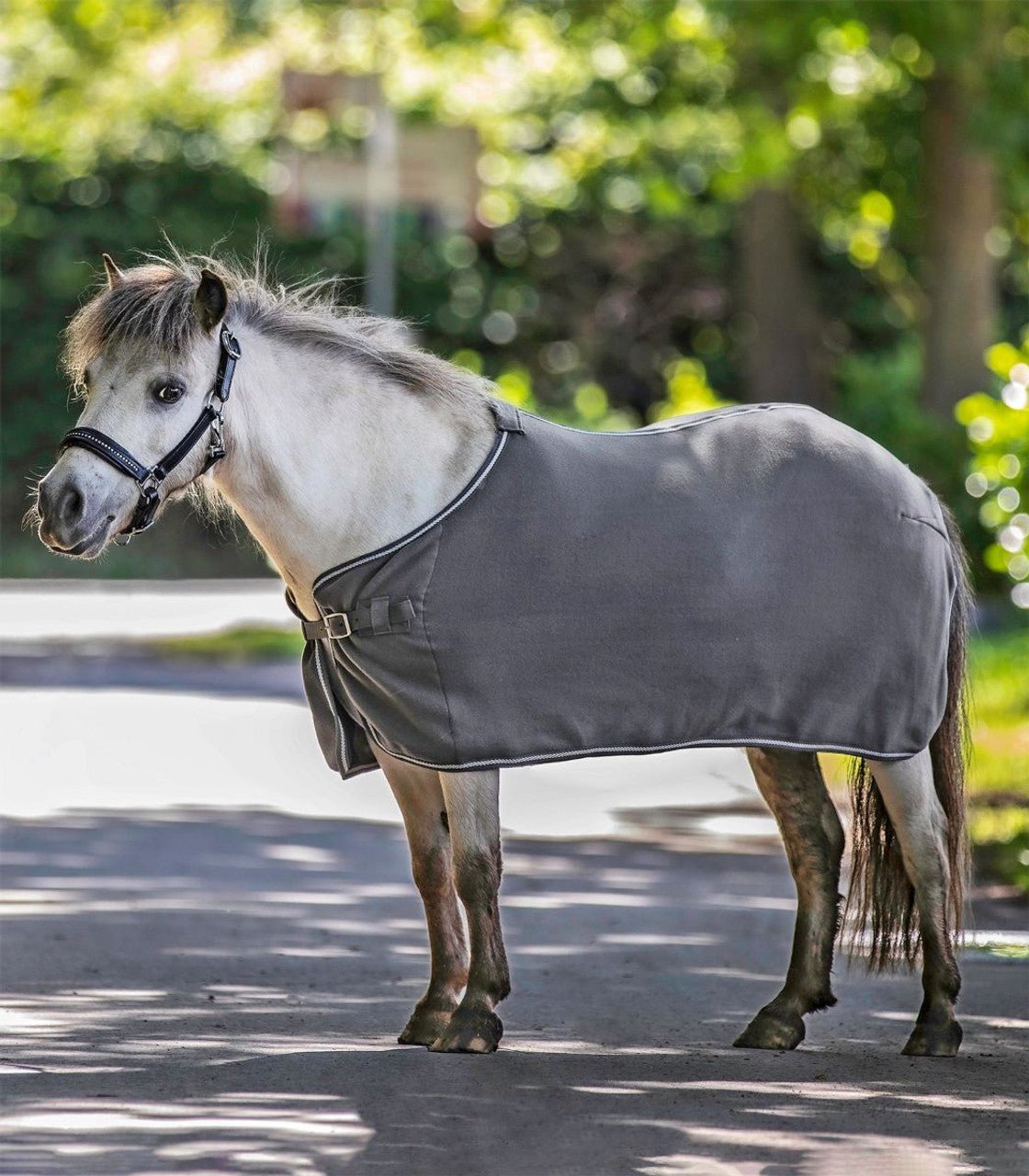 Waldhausen Fleece Cooler with Surcingles - Grey - The Tack Shoppe